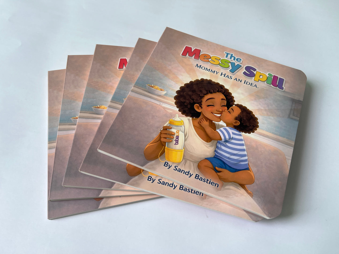 The Messy Spill Board Book    (ages 6 months+)