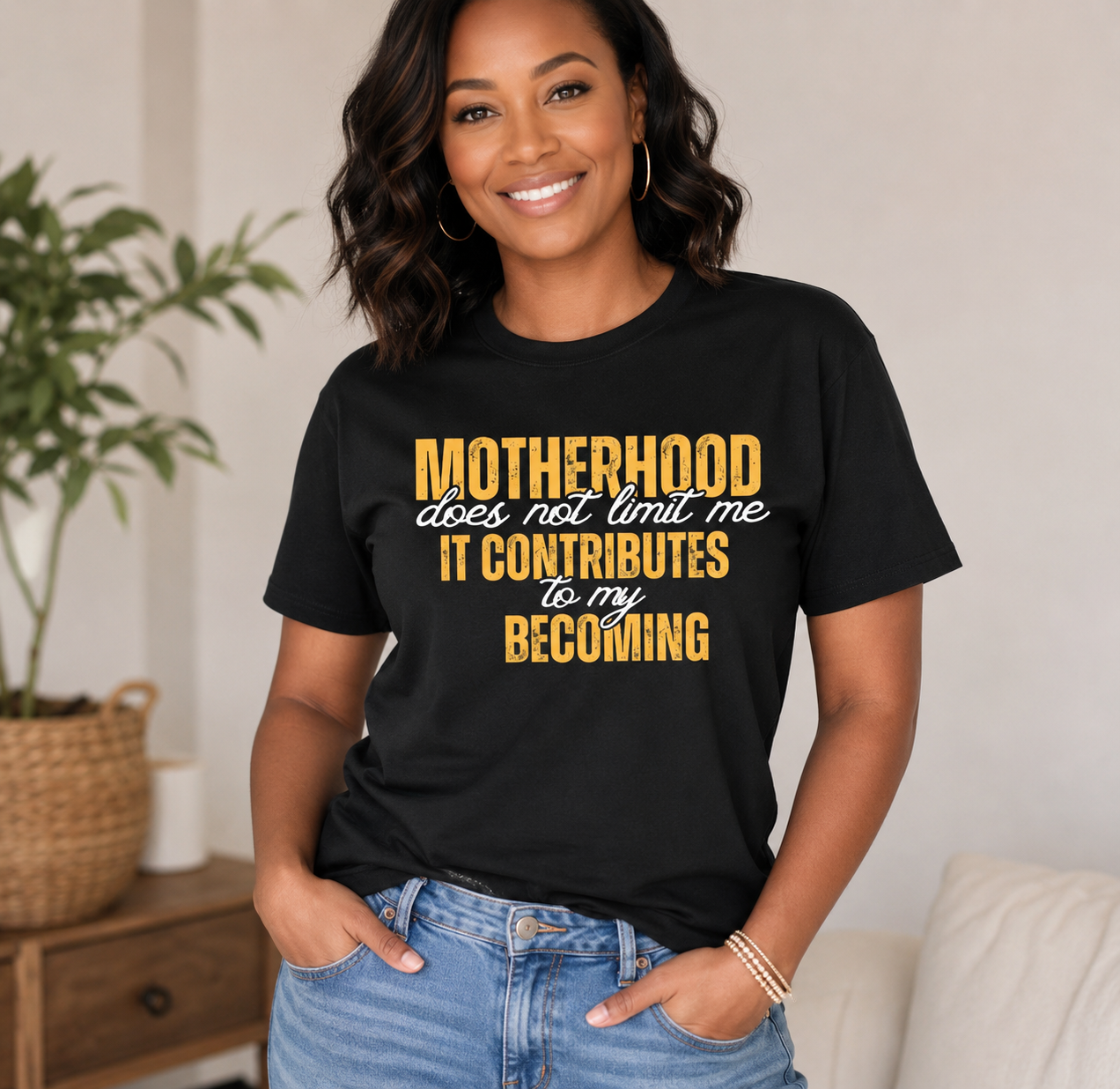 Motherhood Does Not Limit Me. It Contributes to My Becoming™ T-Shirt