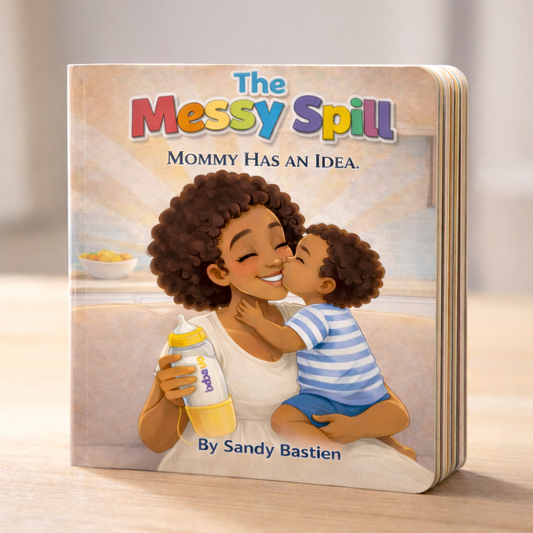 The Messy Spill Board Book    (ages 6 months+)